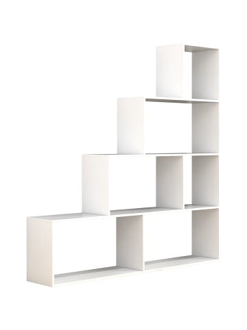 ebuy24 Regal DubilaL weiß Weiß 155 x 29 cm