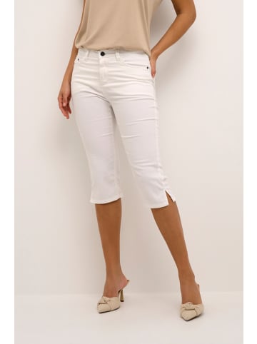 Kaffe Denim Caprihose KAzelina Slim fit in Chalk