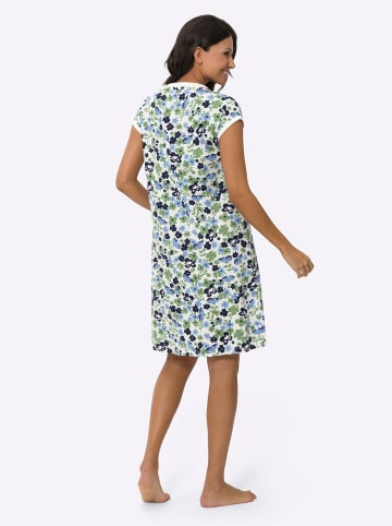 Sieh an! Nachthemd in ecru-eucalyptus-bedruckt