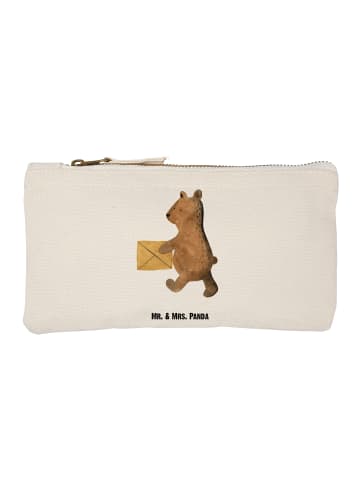 Mr. & Mrs. Panda Schminktasche Bär Zuhause ohne Spruch in Weiß