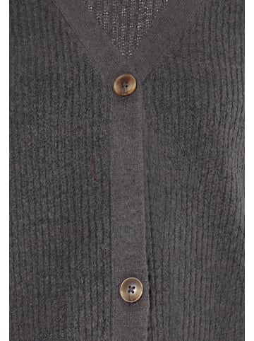 usha WHITE LABEL Damen Strickcardigan in Anthrazit