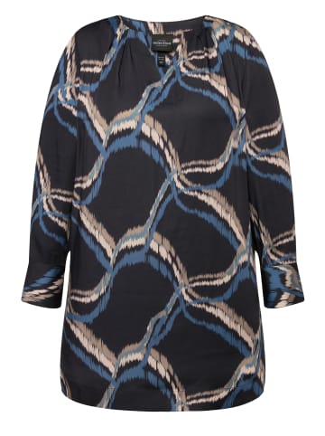 Ulla Popken Bluse in dunkles marine