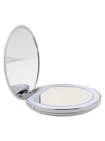 Ailoria MAQUILLAGE Taschenspiegel mit dimmbarer LED-Beleuchtung (USB) in weiß