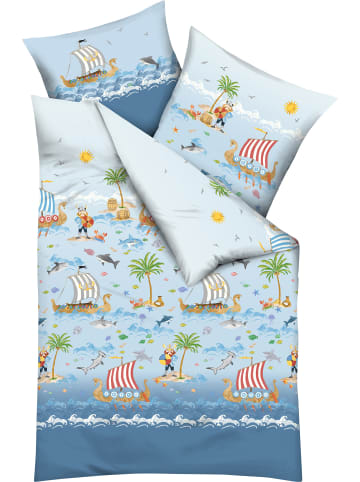 kaeppel Renforcé Kinder-Bettwäsche in blau