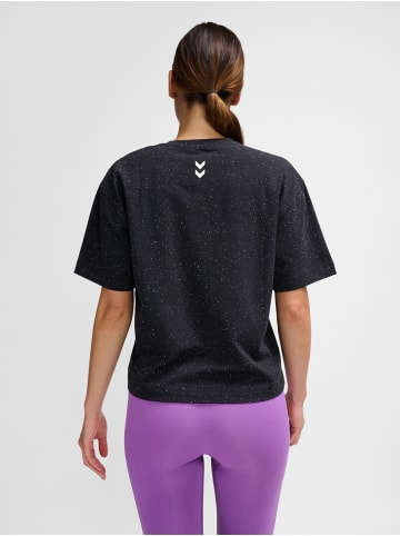 Hummel T-Shirt Hmlmt Ultra Damen in BLACK MELANGE