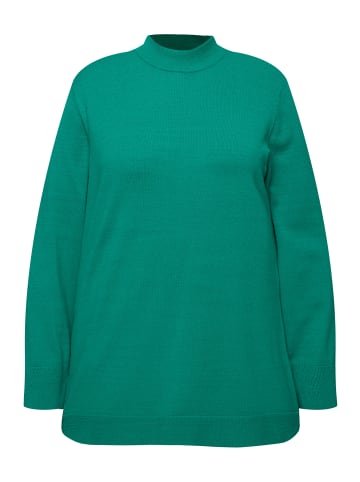 Ulla Popken Pullover in smaragd grün