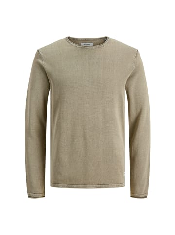 Jack and Jones Strickpullover JJELEO Knit Crew Neck in Beige