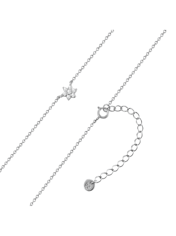 Glanzstücke München Kette Stern aus Sterling Silber mit Zirkonia in silber
