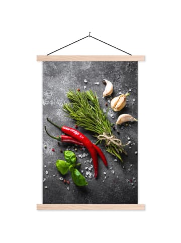 MuchoWow Poster mit Leiste Gewürze  (BxH)