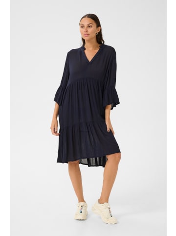 Kaffe Kleid KAmarianah A-shape in Midnight Marine