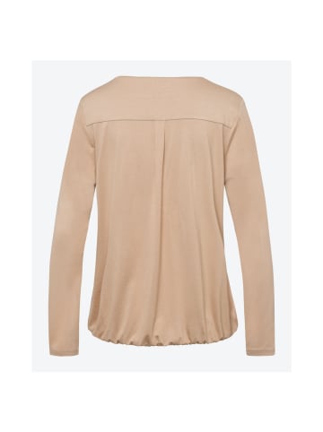 BRAX Langarmshirt in camel