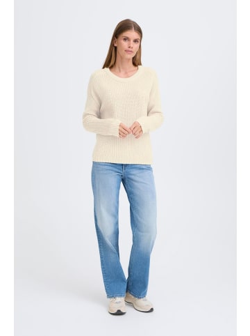 Oxmo Strickpullover OXKanna in Beige