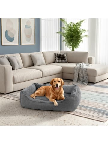 Feandrea Hundebett Beakon in Grau - (B)100 x (H)25 x (T)75 cm
