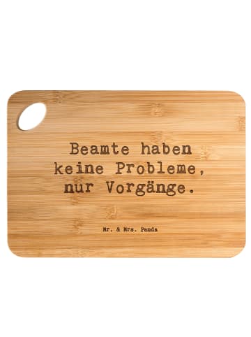 Mr. & Mrs. Panda Holzbrettchen Spruch Beamter ohne Probleme mit ... in Braun
