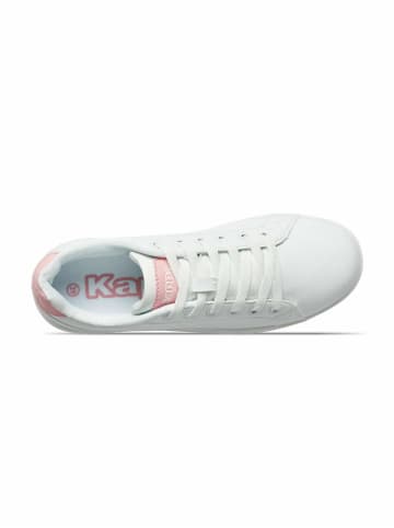 Kappa Niedriger Schuh KMLogo in white-lotus pink