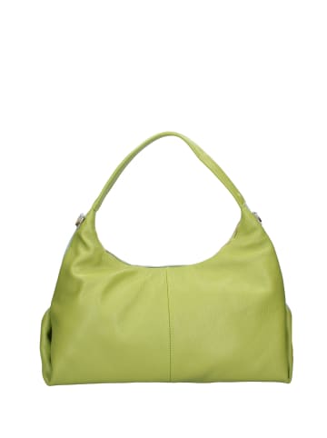 ROBERTA ROSSI Schultertasche in GREEN AND LIGHT BLUE