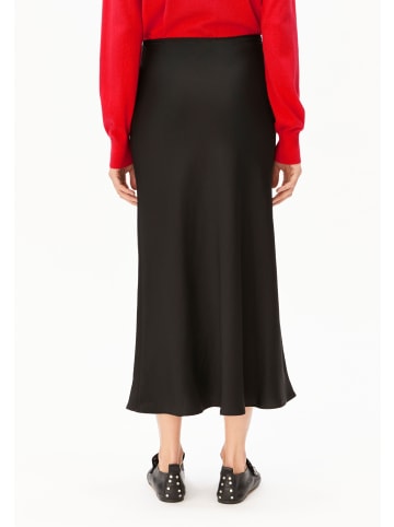 armedangels Satinrock Lenovaa in schwarz