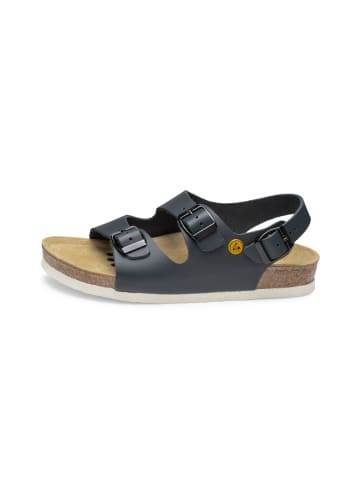VITAFORM Vollrindleder Sandalen in blau WS