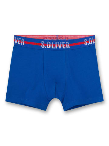 S. Oliver Boxershort 2er Pack in Grau/Blau