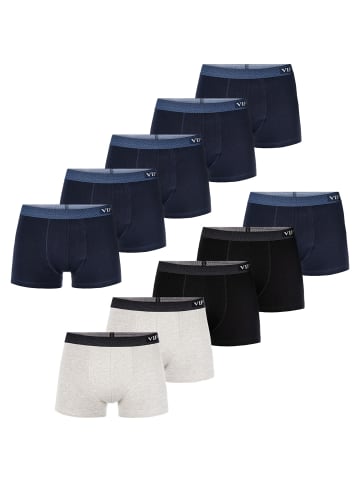 VIP Retro Boxer Premium Jersey Stretch in 3navy,grey,black