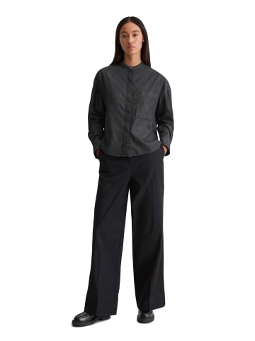 Marc O'Polo Chambray-Bluse relaxed in Dark Blue