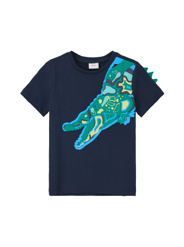 s.Oliver T-Shirt kurzarm in Blau