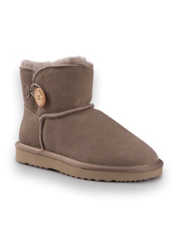 Aus Wooli Stiefel Cabarita in Light Grey