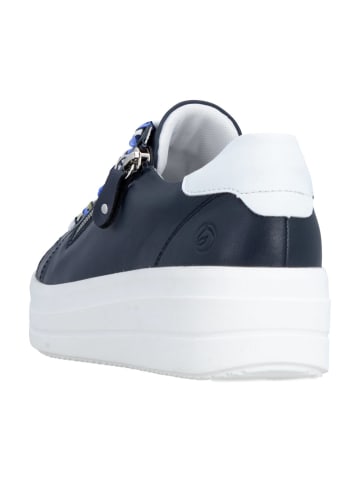 remonte Plateau Sneaker in Blau