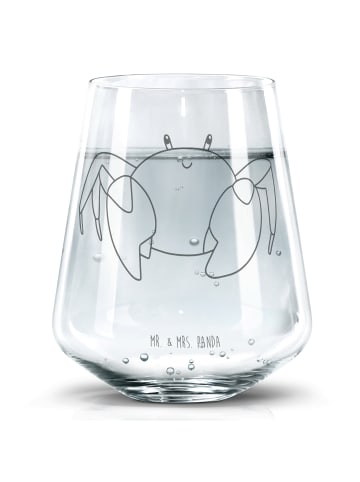Mr. & Mrs. Panda Trinkbecher Sternzeichen Krebs ohne Spruch in Transparent