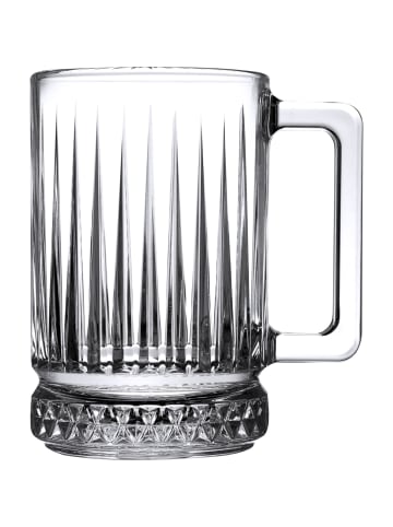 Pasabahce 2er-Gläser Set mit Henkel Teeglas 310ml in Transparent