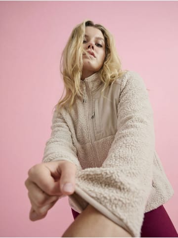 Only Play Fleece Sweatshirt in Pumice Stone