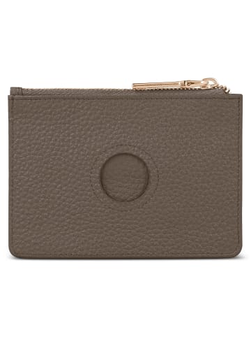 Lazarotti Bologna Leather Schlüsseletui Leder 11,5 cm mit Air Tag Fach in taupe