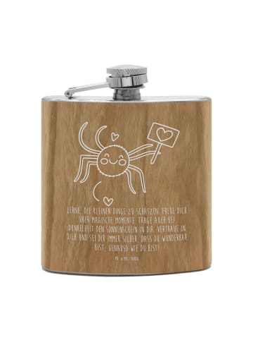 Mr. & Mrs. Panda feldflasche Spinne Agathe Motivation mit Spruch in Braun