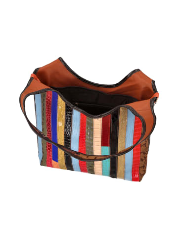 Usha Women Tote Bag in Light Blue Multicolor