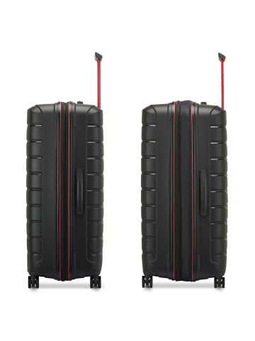 Roncato B-Flying Move 4 Rollen Trolley 78 cm mit Dehnfalte in nero fumo