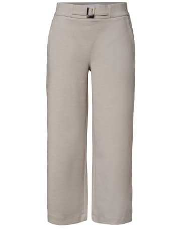 Street One High Waist Culotte mit Schnallendetail in Clay Sand