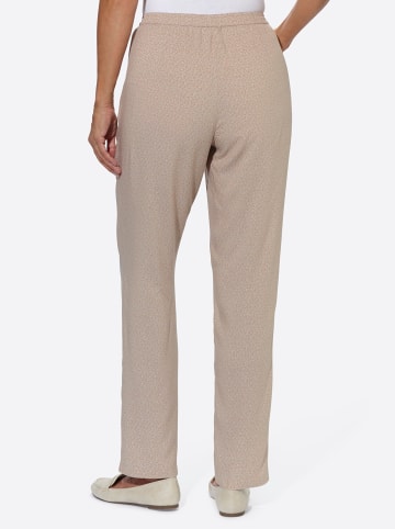 WITT WEIDEN Schlupfhose in beige-ecru-bedruckt