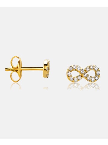 Diamant L'éternel Ohrringe aus 585 Gelbgold