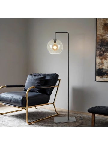 Licht-Erlebnisse Stehlampe (B)30 x (L)40 x (H)160 cm in Schwarz Rauchschwarz