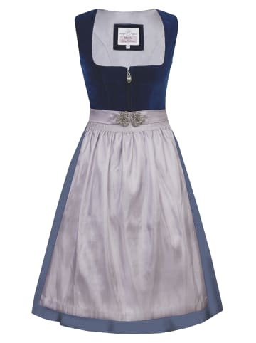 MarJo Dirndl INKA in saphir-blau