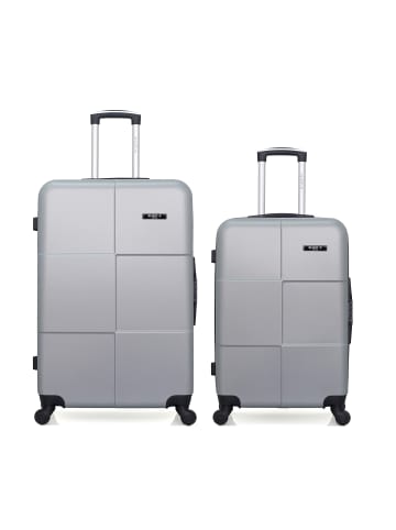 BlueStar 2 tlg. Kofferset MIAMI in Hellgrau (95L/64L)