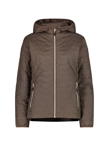 Campagnolo WOMAN JACKET FIX HOOD in Hellbraun821