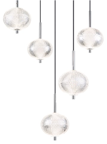 Globo lighting Hängeleuchte "AIDA" in silver