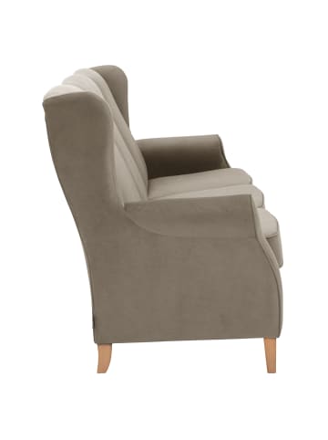 58 aufm Kessel SOFA 3-Sitzer Karlen Flachgewebe hellbraun