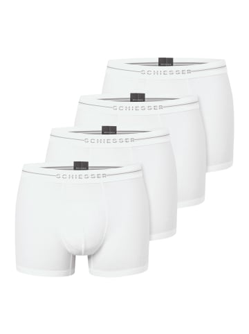 Schiesser Retro Short / Pant Cotton Flex in Weiß