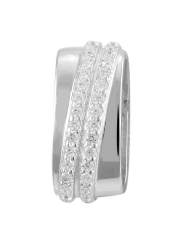 Adeliás Damen Anhänger aus 925 Silber mit Zirkonia in silber