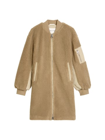Marc O'Polo Teddymantel im Blouson-Stil relaxed in dusty earth