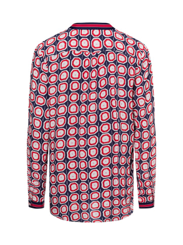 Franco Callegari Blusenshirt in weiß blau - 0028