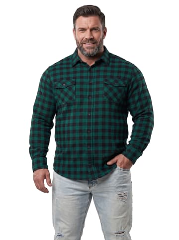 Men Plus Hemd in tannengrün