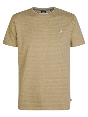 Petrol Industries T-Shirt mit Logo Horizonstone in Braun